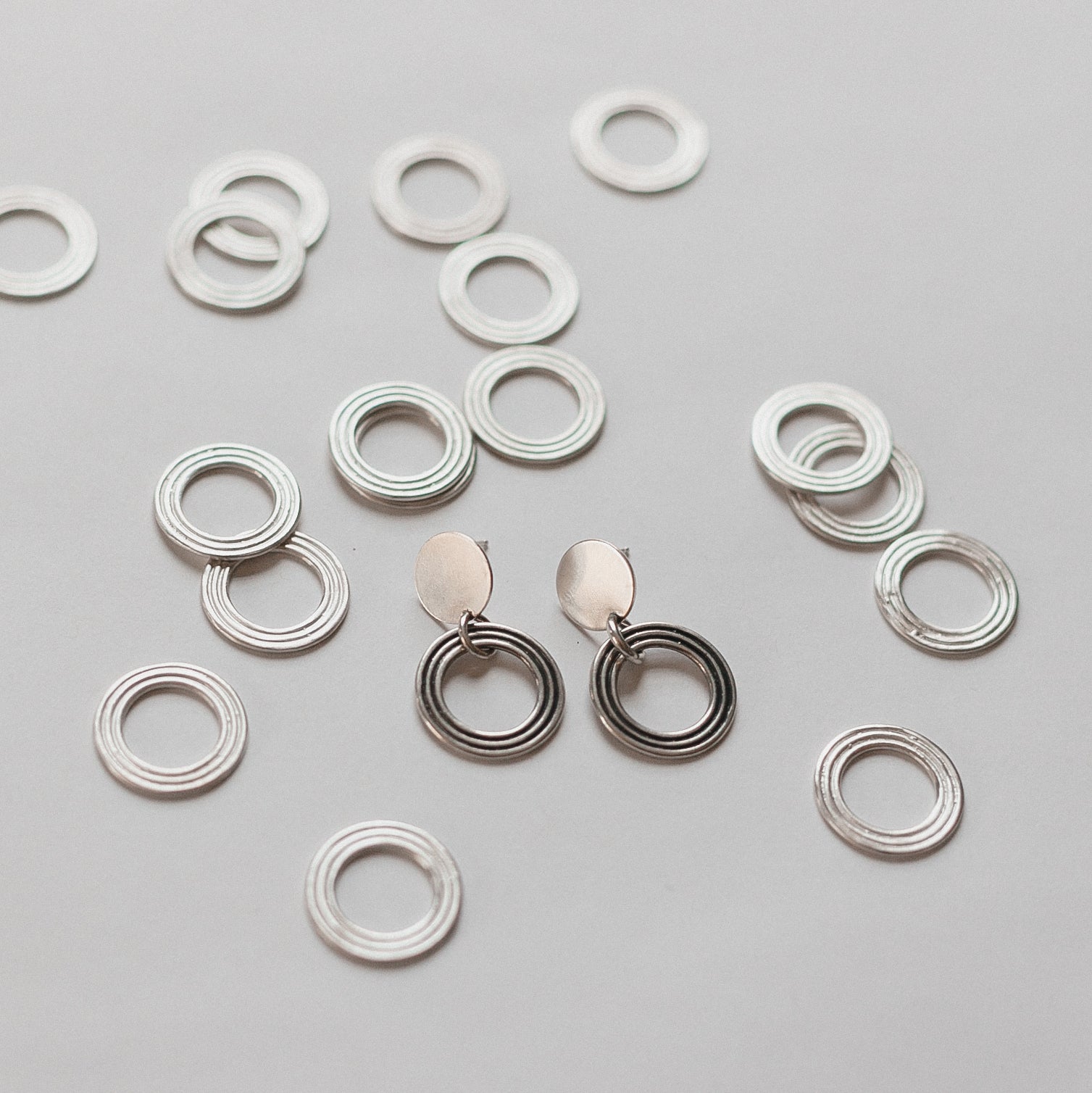 【CALLMOON】Halo earrings シルバー925 Halo Earrings
